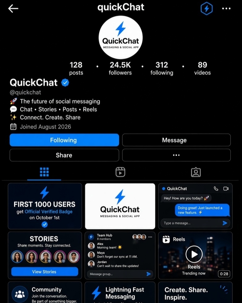 Social profiles you can follow